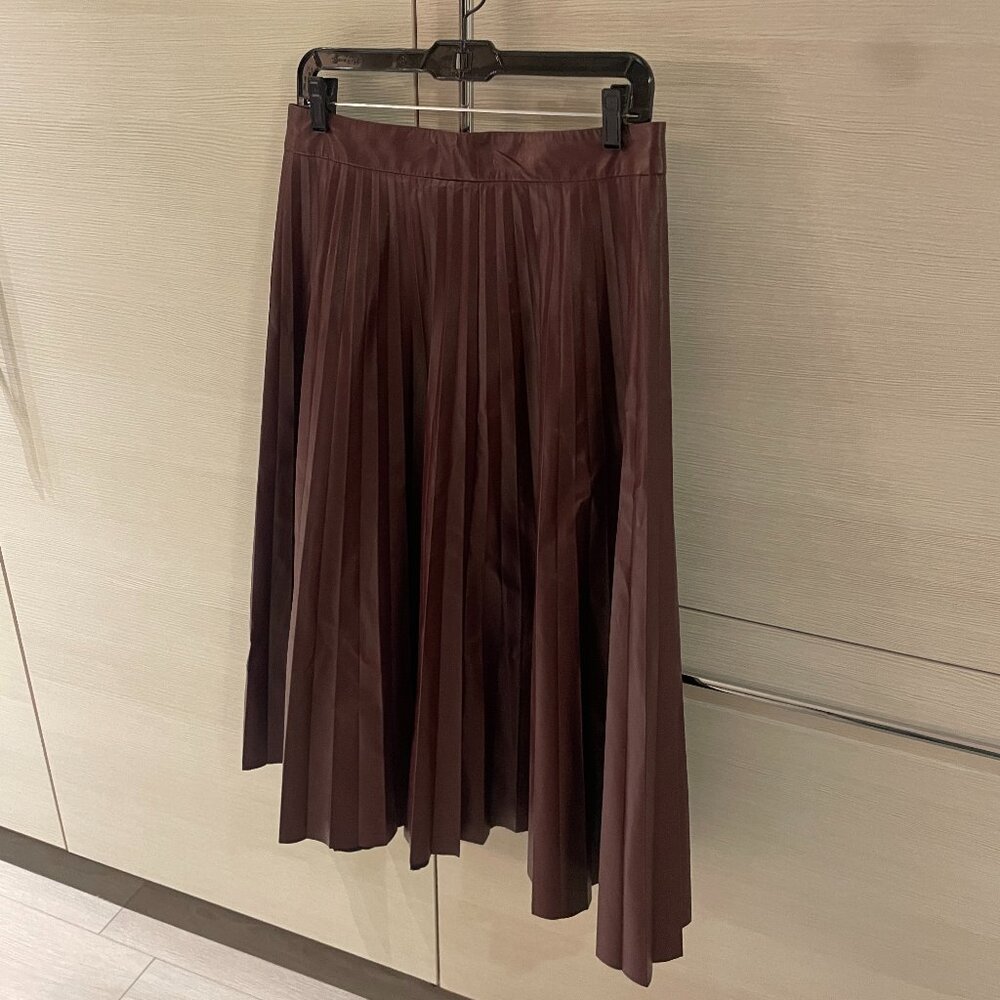Intermix Vegan Leather Skirt